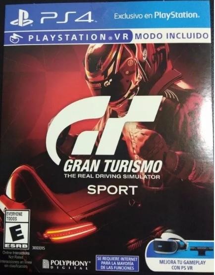Gran Turismo Sport PS