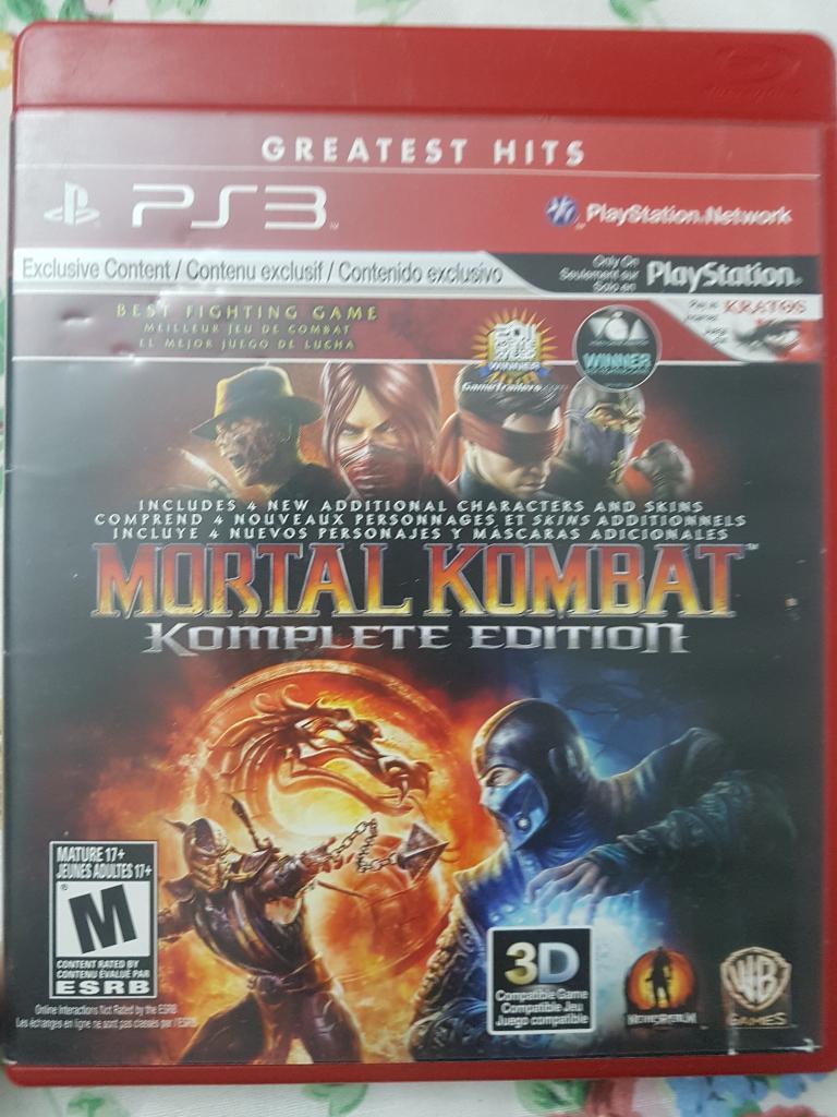 Mortal Kombat Komplete Edition, Ps3