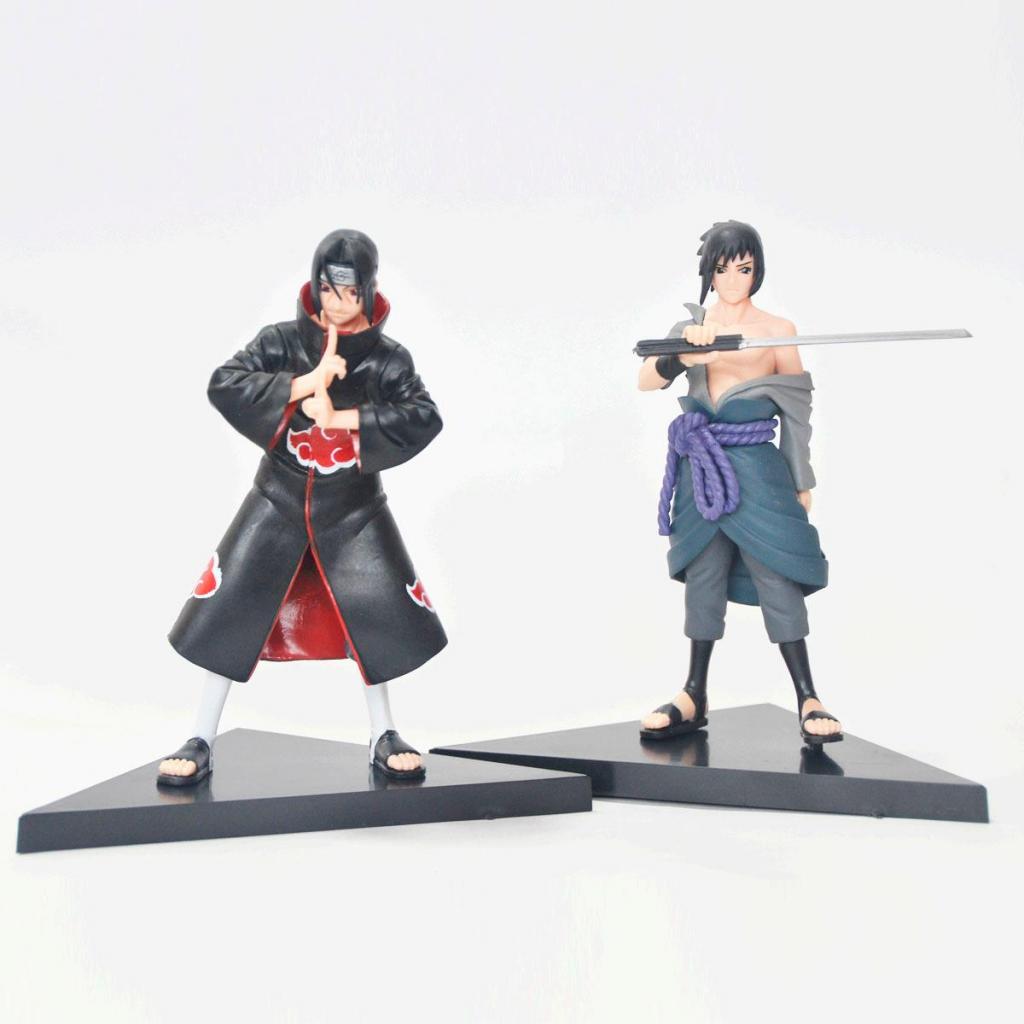 Muñecos De Colección Itachi Uchiha y Sasuke Uchiha Ref 106