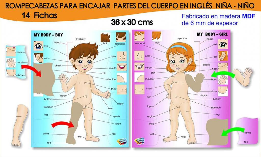 Niño niña para encajar
