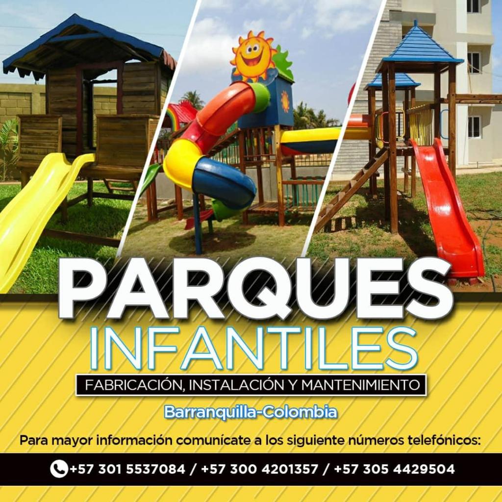 Parques y Juegos infantiles en Madera y Hierro
