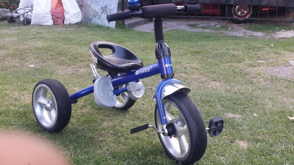 Triciclo Azul Grande de Ebaby