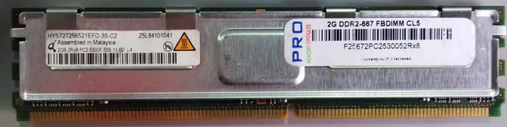 5 Memorias Ram Ddr 2 De 2 Gigas Para Servidorblindada