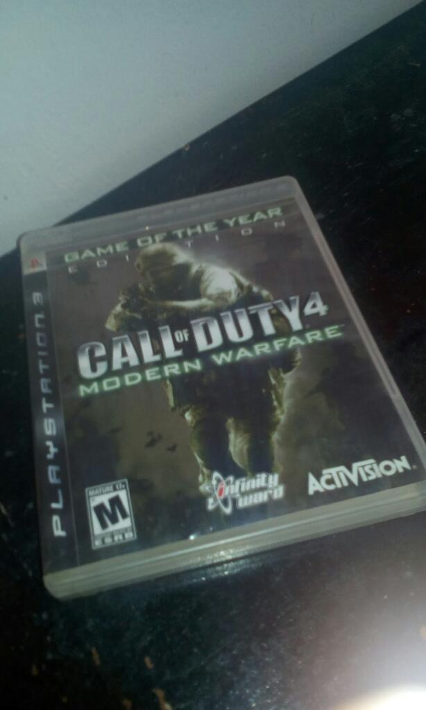 Call Of Dutty 4: Modern Warfare. Ps3