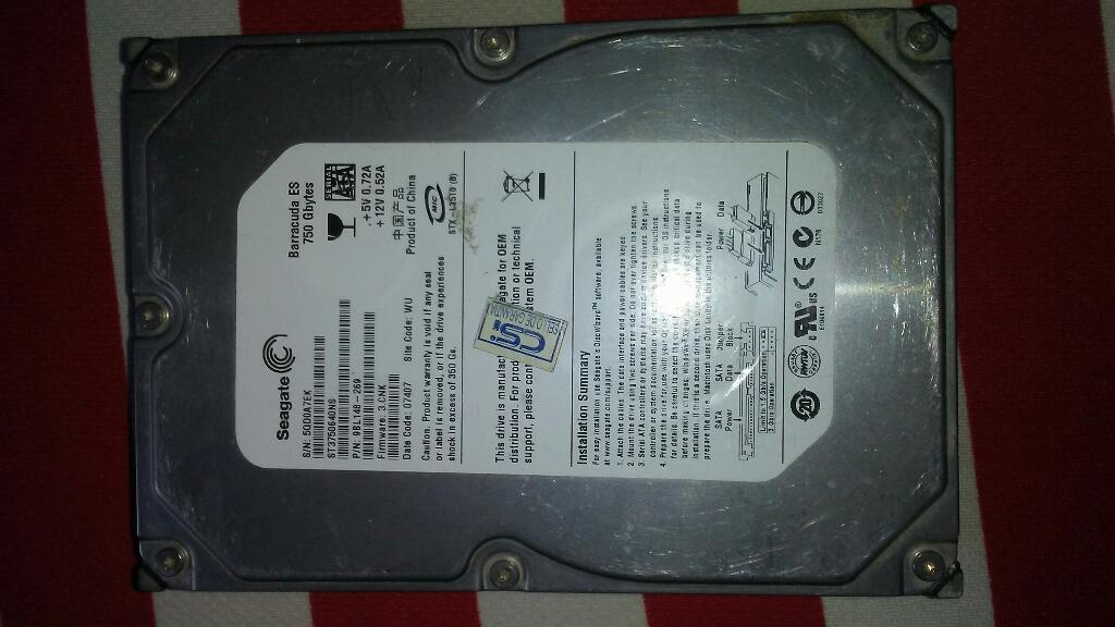 Disco Duro Pc 750gb