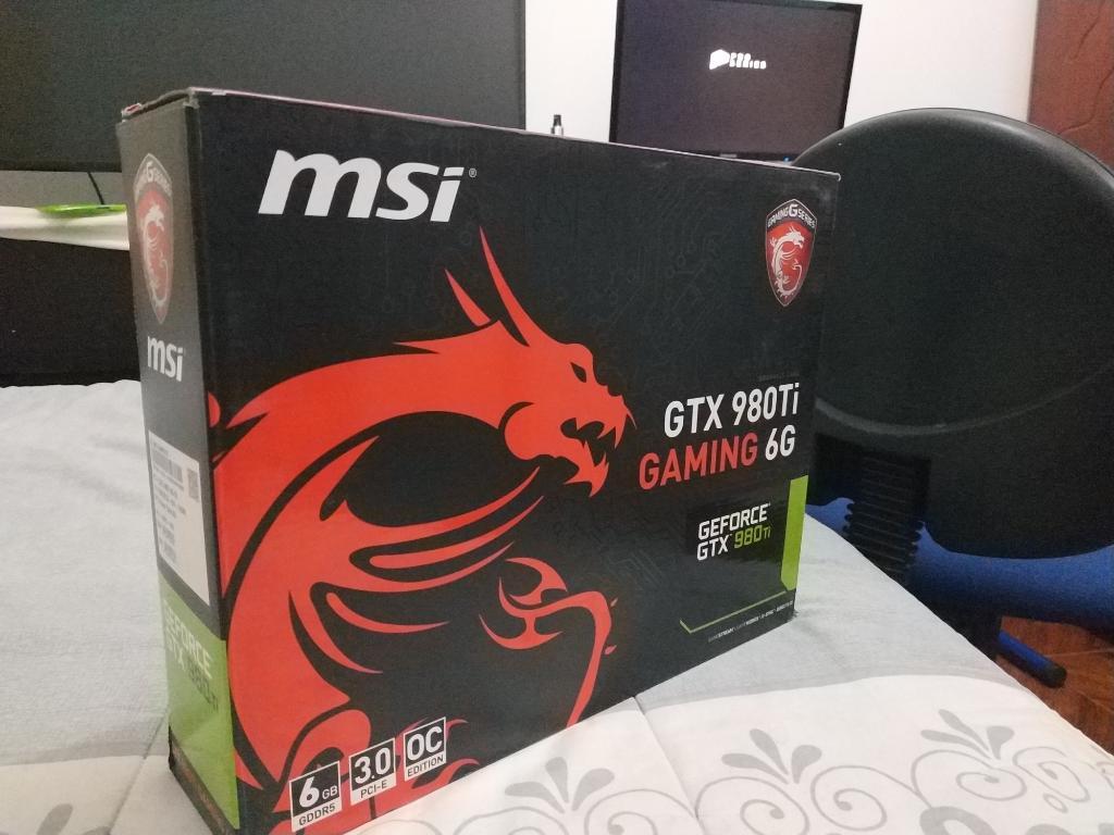 Nvidia Gtx 980ti Msi Gaming Gpu 6 Gb