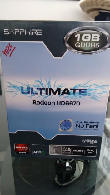 Tarjeta de video Sapphire Radeon HD Gangazo! $