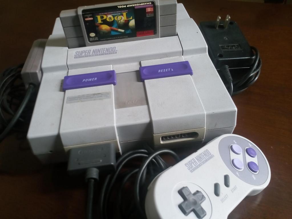 Hermoso Super nintendo snes en perfecto estado