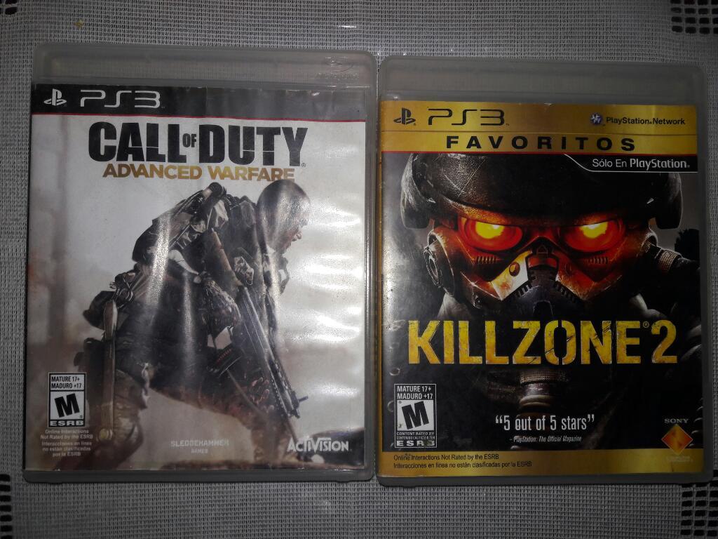 Juegos Ps3 Killzone 2 Y Cod Advanced