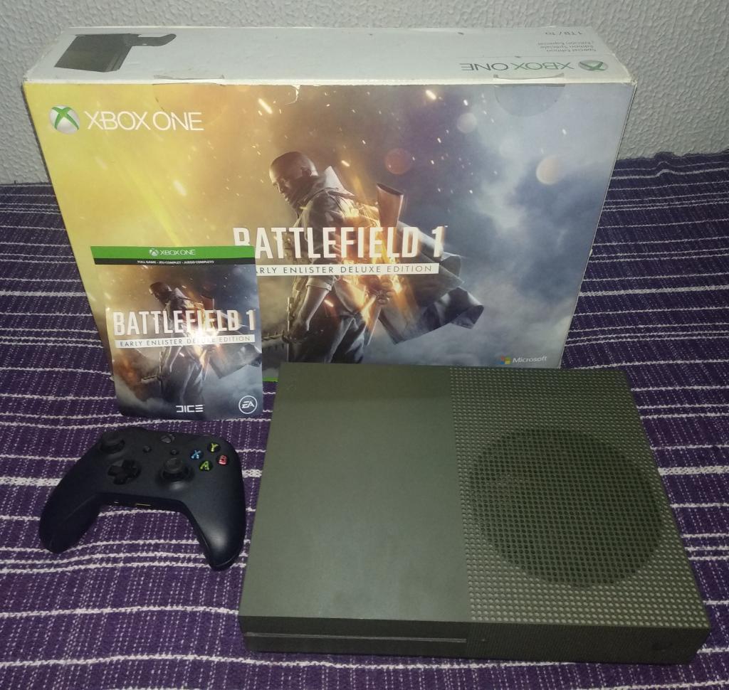 Xbox One S 1tb Edición Battlefield 1