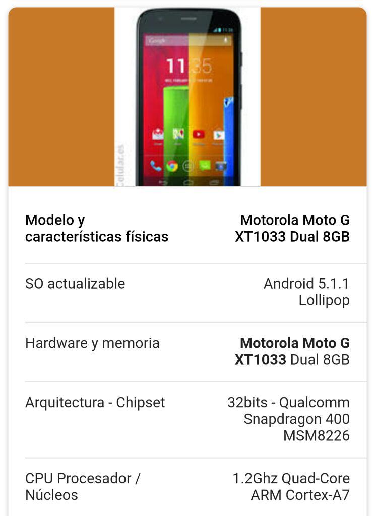 Celular Moto G Flash