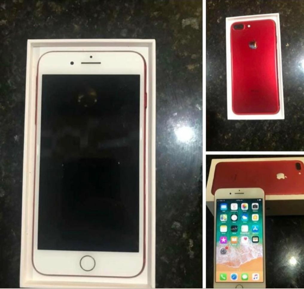 I Phone 7 Plus Rojo 128Gb Como Nuevo