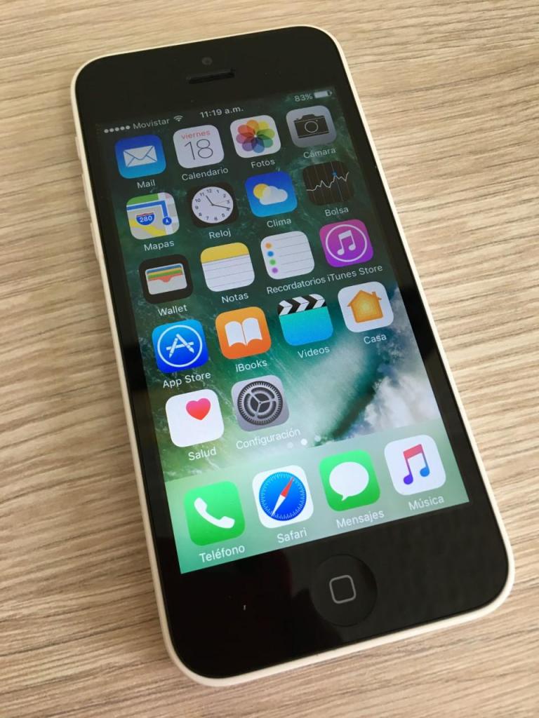 Lindo Como nuevo Apple Iphone 5C Blanco Libre Factura