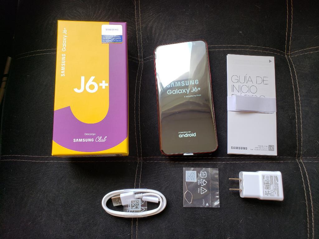 Samsung J6 Plus Nuevo, Caja Y Accesorios