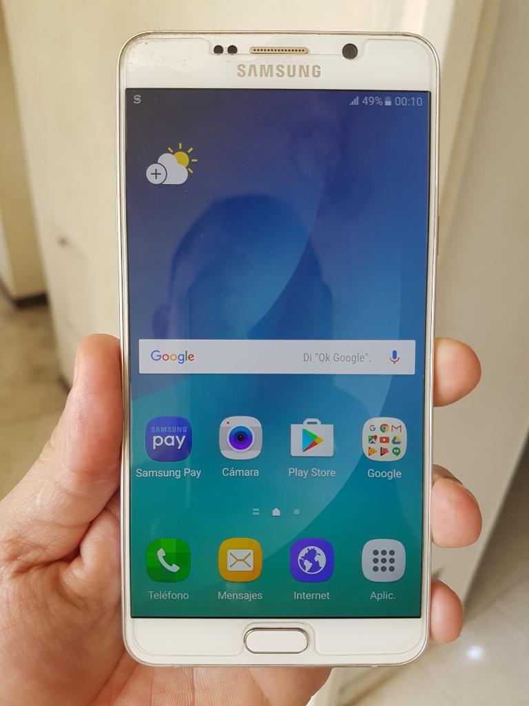 Samsung Note 5 Blanco Hermoso