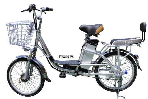 Bicicleta Electrica Eb202p8 Aluminio Litio 2 Puestos