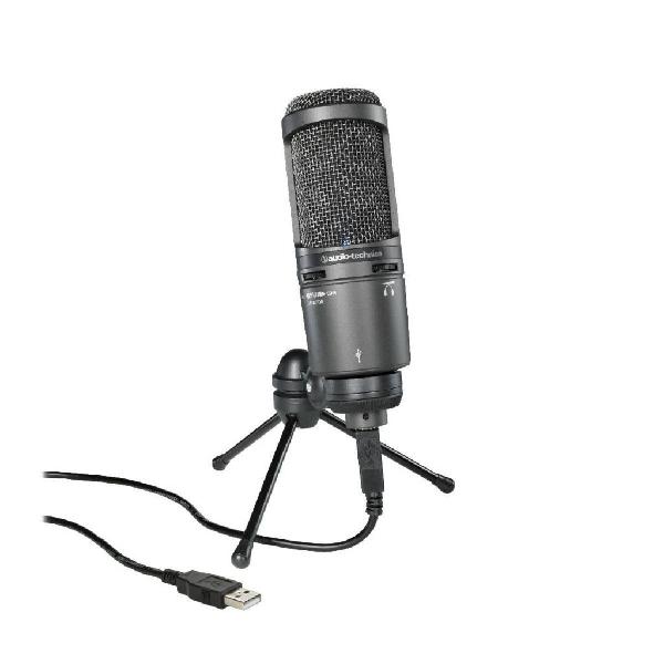 Microfono Condensador Usb At2020usb Bk Audiotechnica