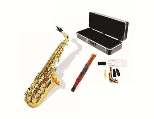 Saxofon Alto Dorado Marca Prelude