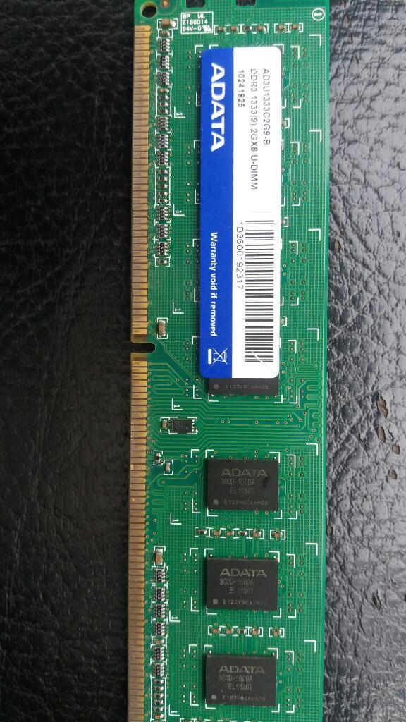 Ddr 3 de 2 Gb Memoria Ram