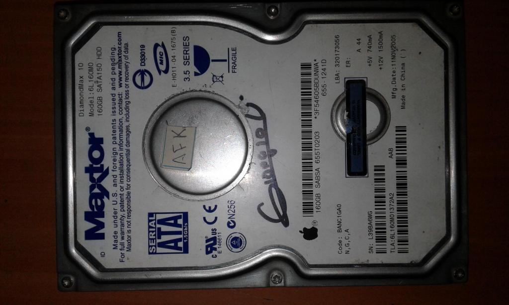 Disco Duro Sata 160 Gb Maxtor Solo Venta Cali