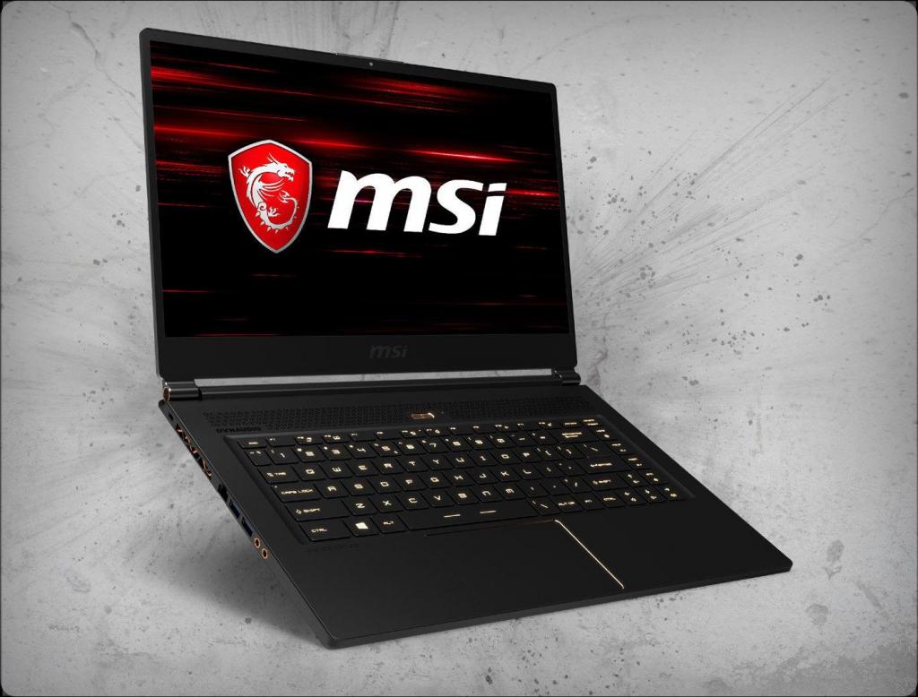 Laptop MSI GS65 Stealth THIN Gaming, octava generación