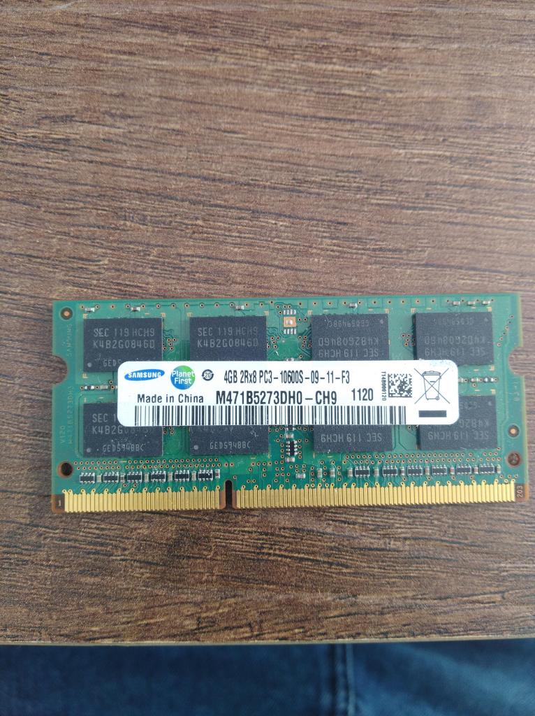 Memoria RAM para portatil Samsung DDRghz 2 4gb por 8GB