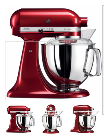 Batidora Artisan Rojo Claro KitchenAid