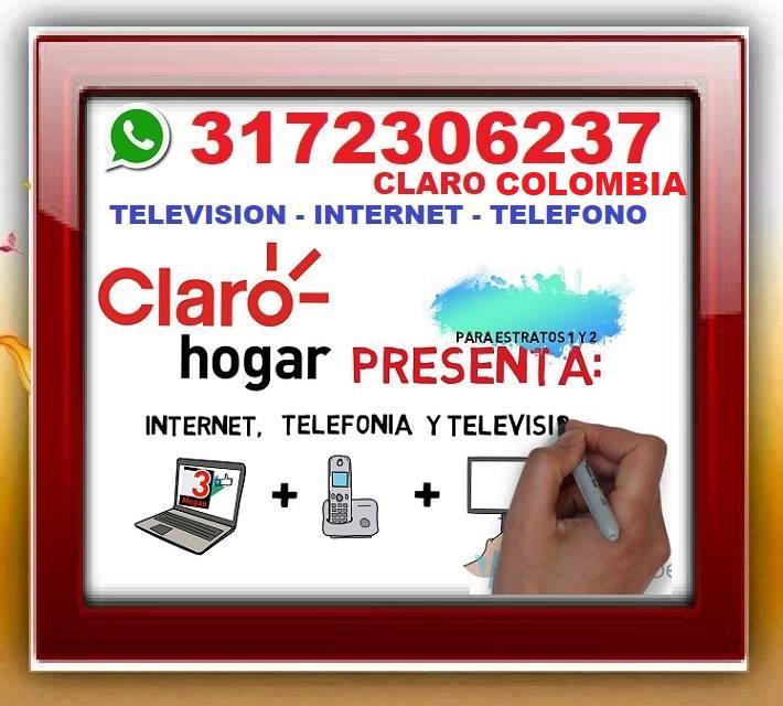 CLARO HOGAR, Internet, Telefono, Television Digital, Tv,