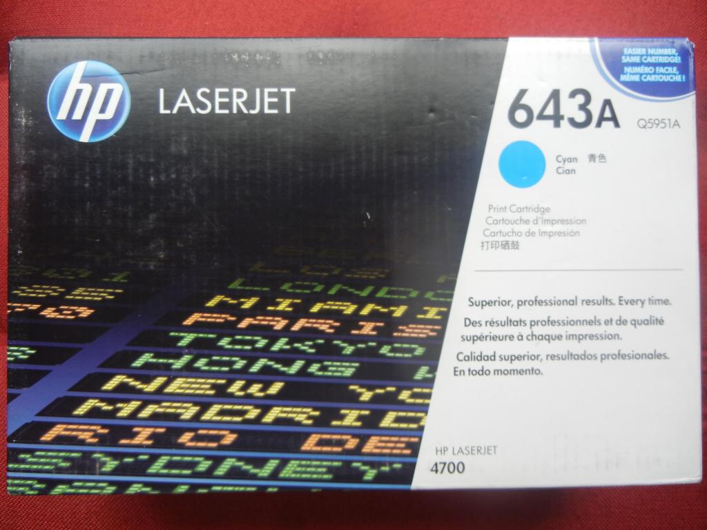 Toner HP LaserJet QA 643A Cyan