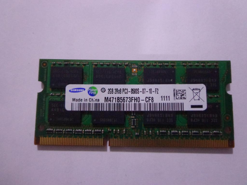 memoria ram Ddr3 para Portatil de 2 GB