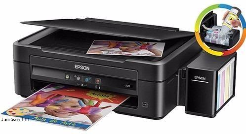 Impresora Comestible Epson L380 Con Sus Tintas