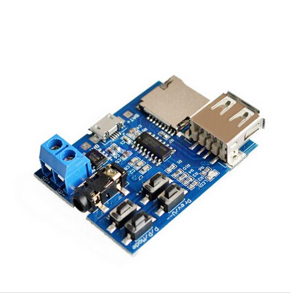 Modulo Reproductor Mp3 Con Lector Microsd Y Usb Para Arduino