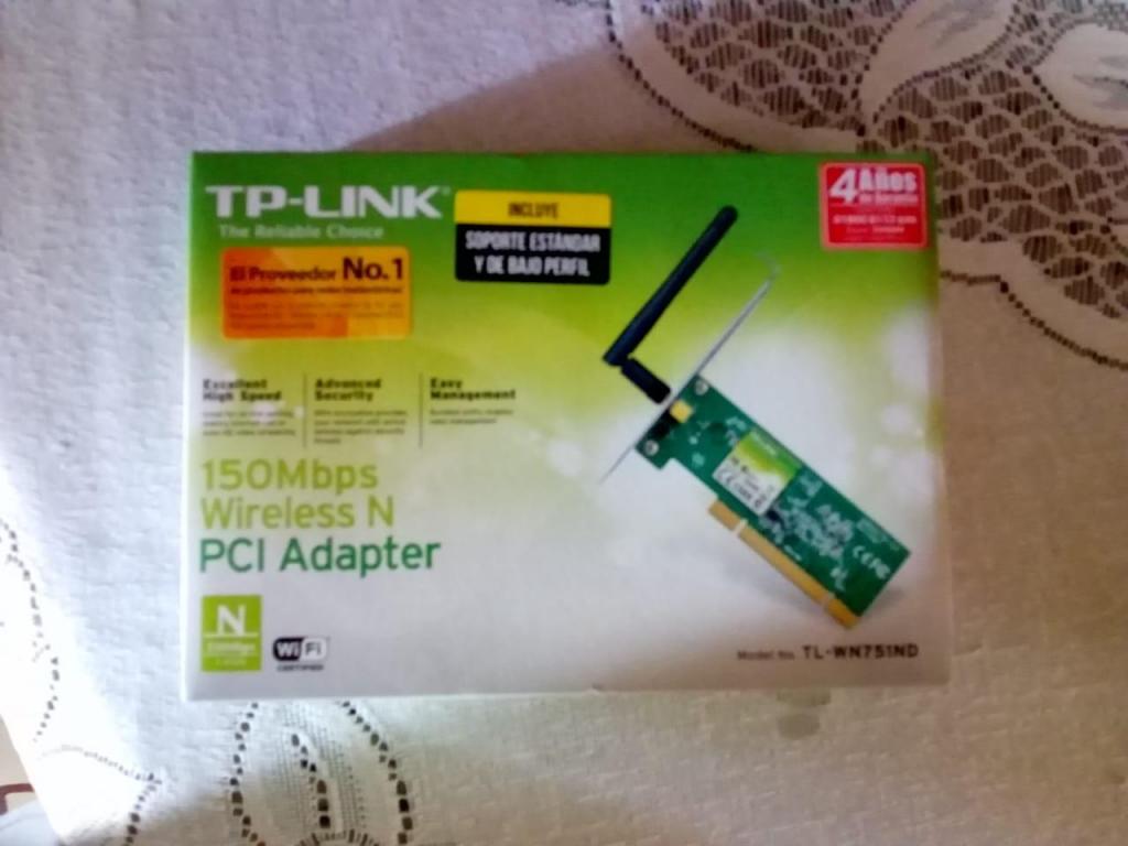 Se vende Adaptador Psi TpLink de 150 Mbps