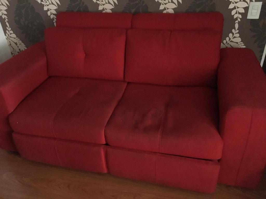 Sof cama rojo