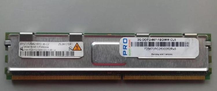 4 Memoria Ram DDR2 Para Servidor De 2 Gigas blindada