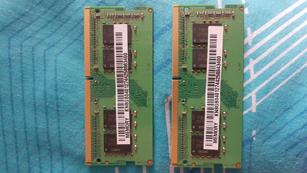 MEMORIA RAM 16GB DDR4 EN 2 MODULOS PORTATIL