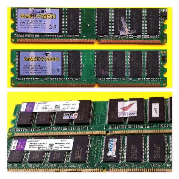 MEMORIAS RAM DDR1/ KINGSTON / MARKVISION