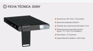 Proyector Sony MP CL1