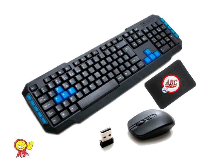 Teclado Y Mouse Inalambrico Pad Mouse ! Promocion !