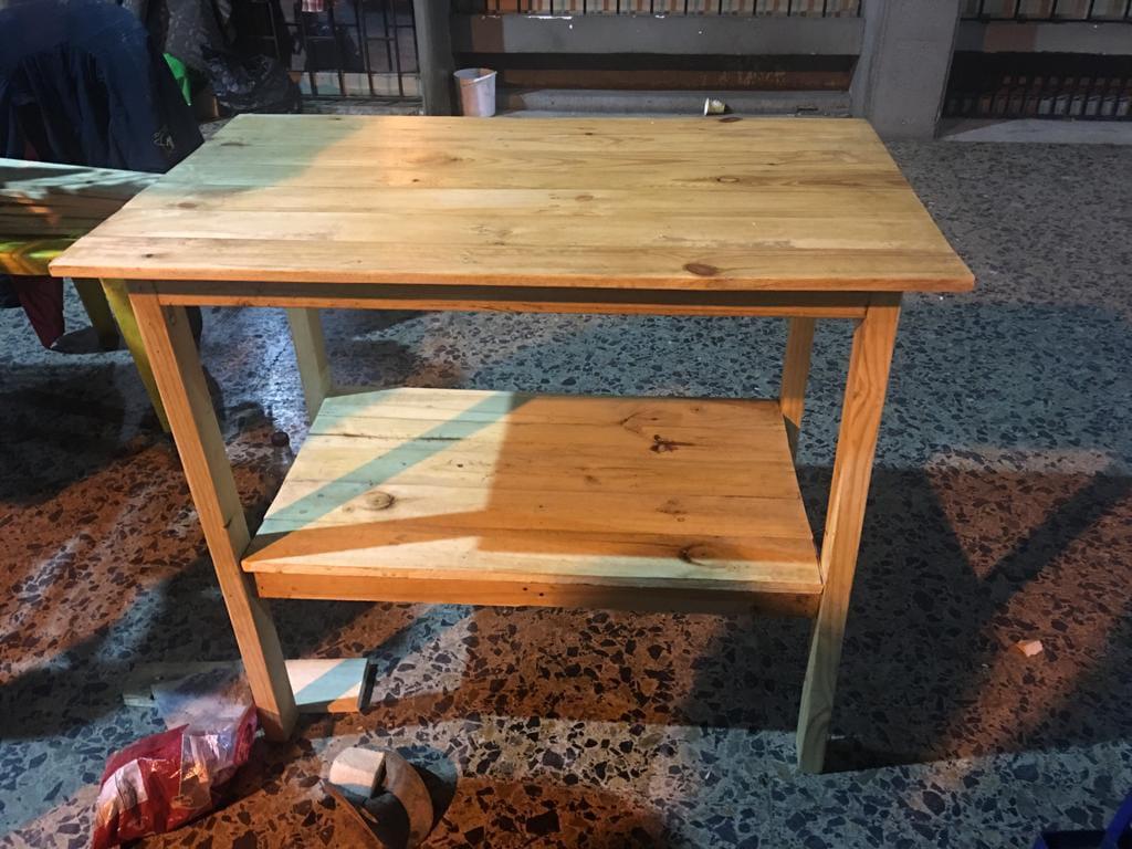 mesa de madera