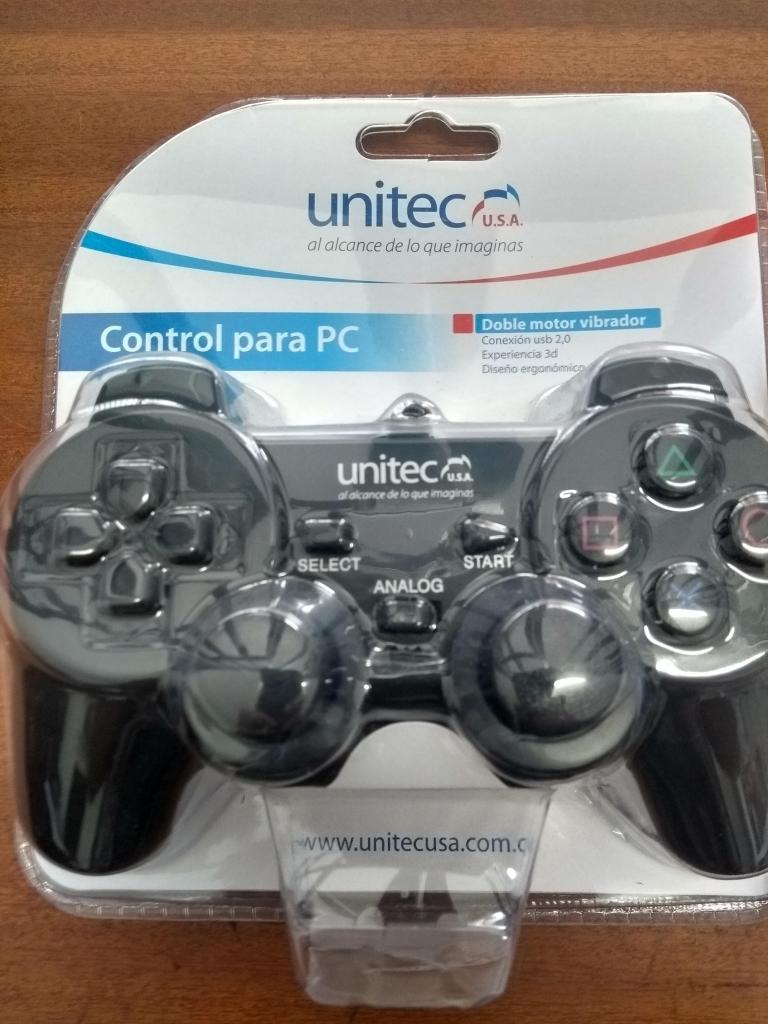 Control Unitec para PC Gamepad