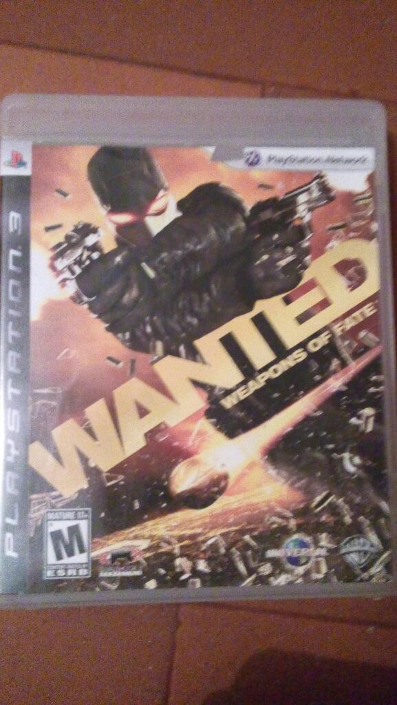 Wanted Weapons Of Fate Ps3 Playstation 3