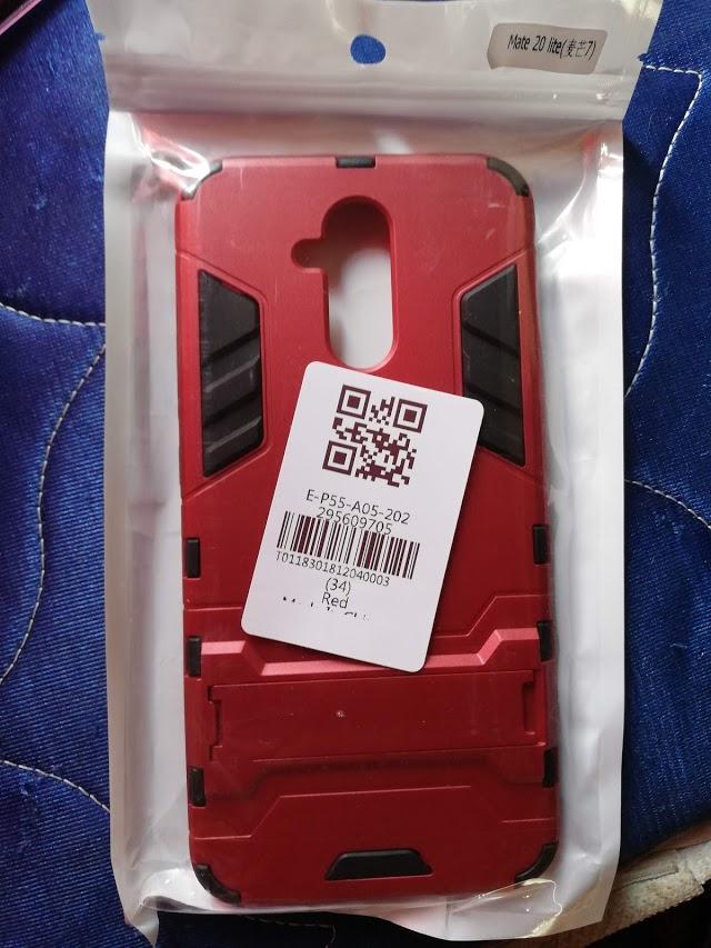 Case forro mate 20 lite vidrio templado 5D