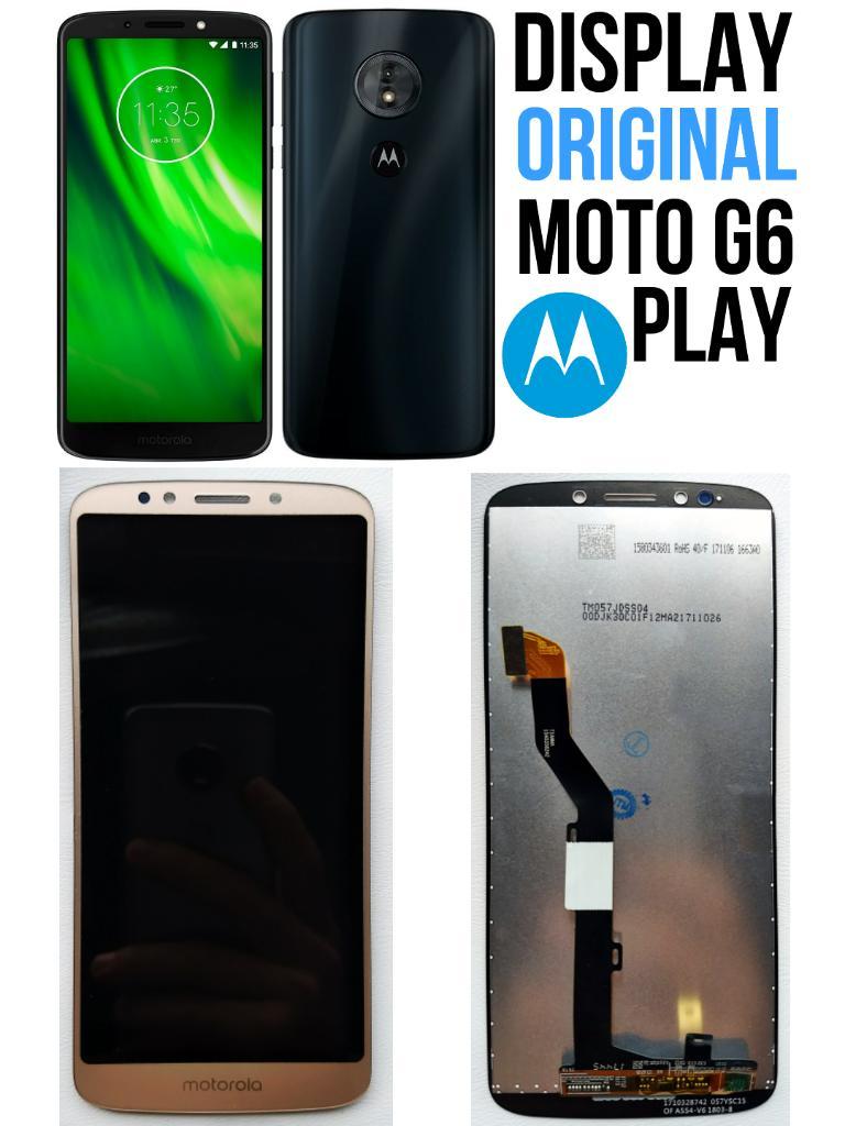 Display Original Moto G6 Play Instalado