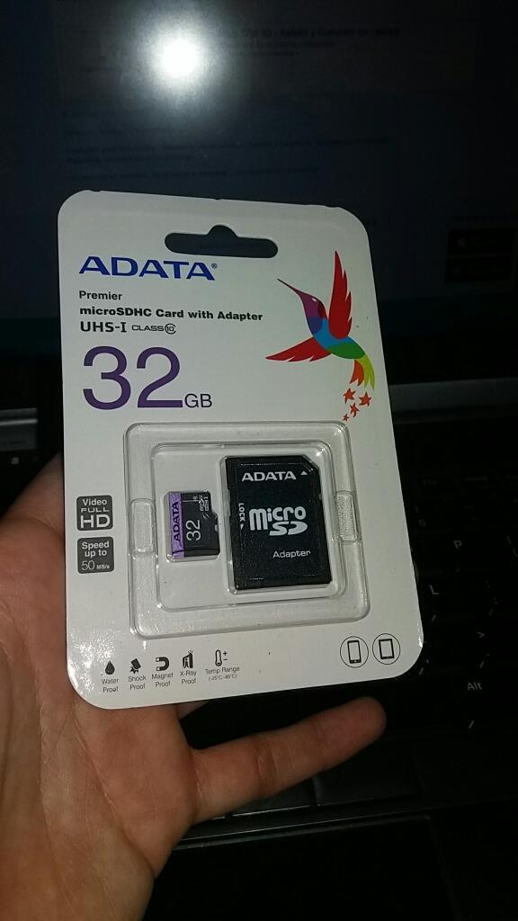 Micro Sd 32 Gb Clase 10 Adata Nueva