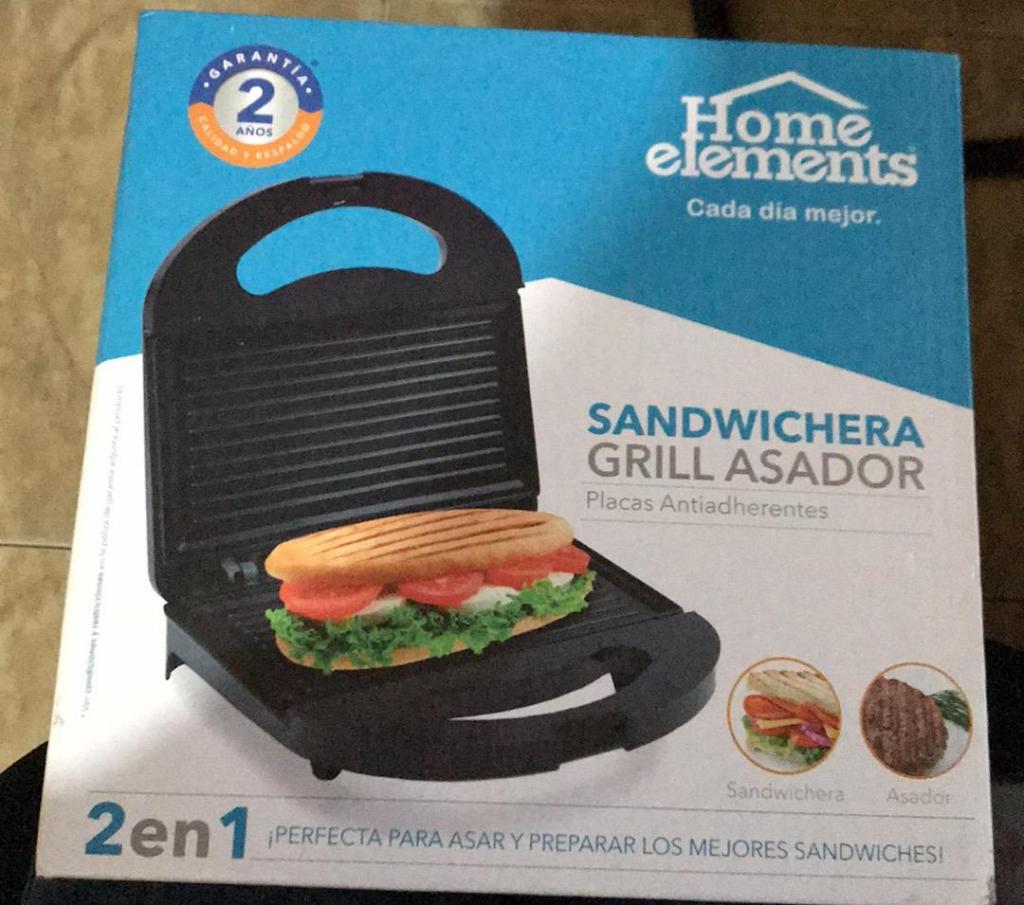 Sandwichera Grill Home Elements