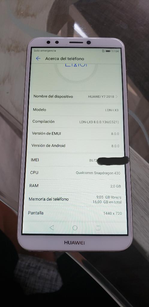 Solo Venta Huawei Y