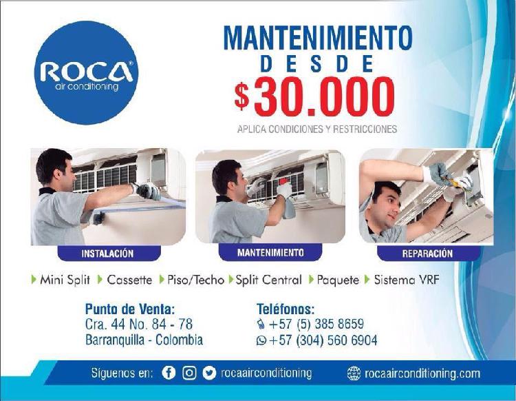 SERVICIO TECNICO DE AIRES ACONDICIONADOS $30.000