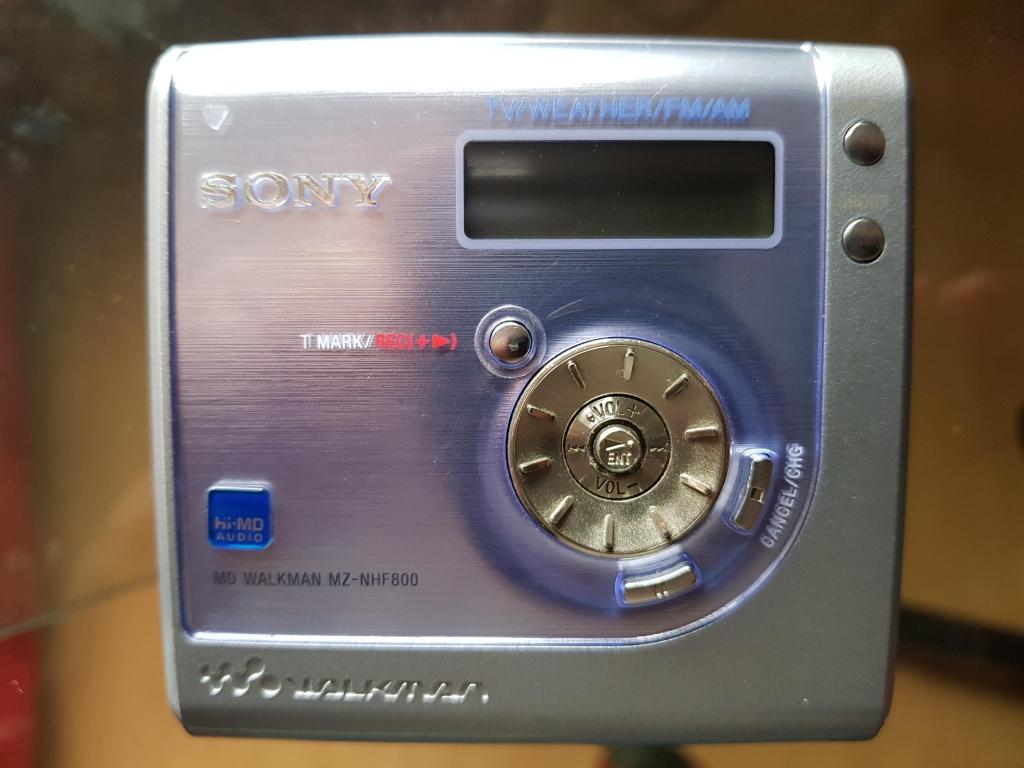 Minidisc Sony MZNHF800
