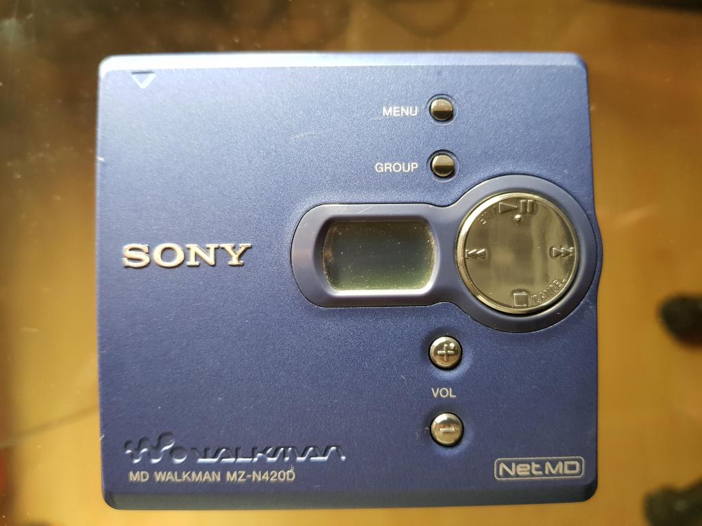 Minidisc Sony Mzn420d